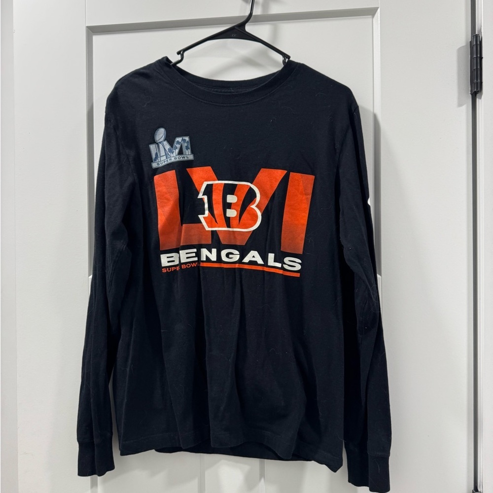 Nike cincinnati bengals LVI superbowl Long Sleeve size small